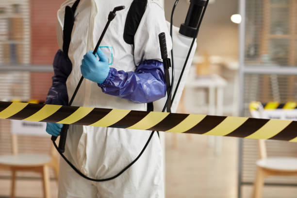 Professional Biohazard Cleanup technician working in Fulton, MO